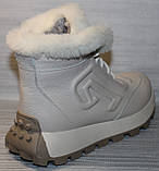 Черевики бежеві жіночі зимові від виробника модель ТН23-198, фото 4