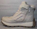 Черевики бежеві жіночі зимові від виробника модель ТН23-198, фото 3
