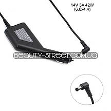 Автомобильный блок питания для монитора Samsung 14V 3A 42W 6.0x4.4 pin inside (B)