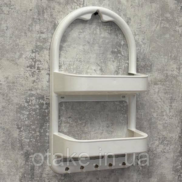 Полиця для ванної OZER-B-015  Біла