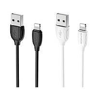 Кабель Borofone USB Lightning 1метр для айфона BX19