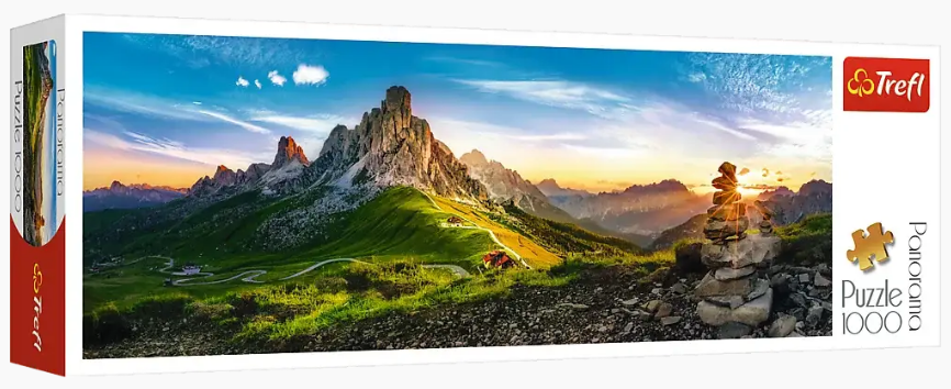 Пазли Panorama. Пассо дi Гiа. Доломiти (1000 елм.) 29038 (Trefl)