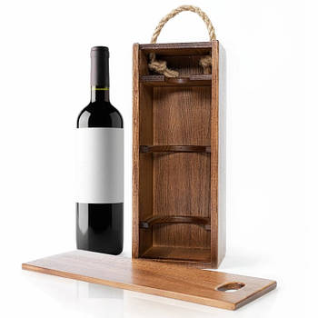 Стильний подарунковий дерев'яний кейс для вина