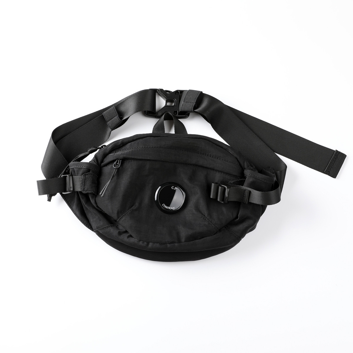 Сумка на грудь бананка C.P. Company Nylon B Crossbody Pack Black