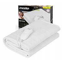 Електроковдра двоспальна з пультом Mesko 150 x 80 см Біла (MS 7419)