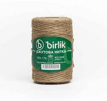 Джутова нитка 0,2 кг коричнева ТМ"BIRLIK"