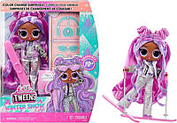 Лялька LОЛ Твінс підлітковий Вайолет Сноу Зимовий сніг LOL Surprise Tweens Winter Snow Fashion Doll Violet Snow