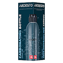 Бутылка для сифона ARDESTO 1л, прозрачная SMW-B1, фото 4