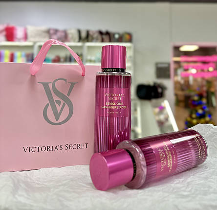 Парфумований спрей для тіла Victoria's Secret Secret Sensuous Cashmere Rose Fragrance Mist 250ml, фото 3