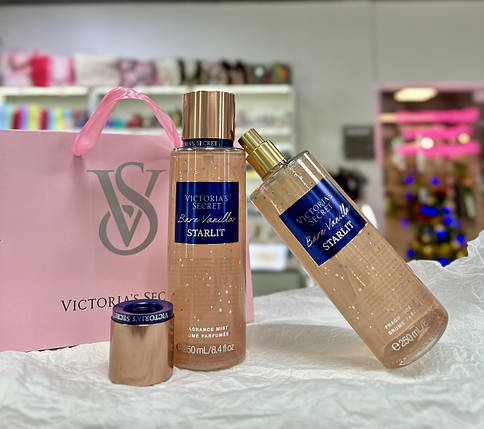 Парфумований спрей для тіла Victoria's Secret Bare Vanilla Starlit Fragrance Mist 250ml, фото 1