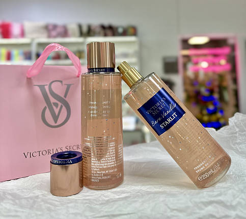 Парфумований спрей для тіла Victoria's Secret Bare Vanilla Starlit Fragrance Mist 250ml, фото 2