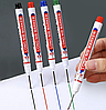 Набір маркерів long nib marker (чорний + червоний + синій + зелений), фото 3