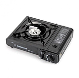 Портативна туристична газова плита з п'єзопідпалом Нарру Home BDZ-155-A з пластиковим кейсом та адаптер під балон, фото 5