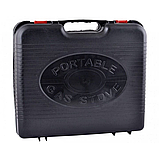 Портативна туристична газова плита з п'єзопідпалом Нарру Home BDZ-155-A з пластиковим кейсом та адаптер під балон, фото 4