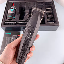 Комплект для стриження VGR V-640 2 в 1 акумуляторна машинка для стриження clipper і тример, фото 3