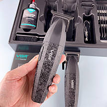 Комплект для стриження VGR V-640 2 в 1 акумуляторна машинка для стриження clipper і тример, фото 4