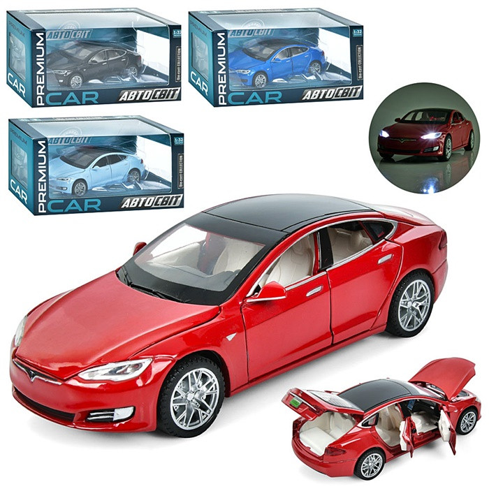 Машина металева Tesla S (AP-1823), фото 1