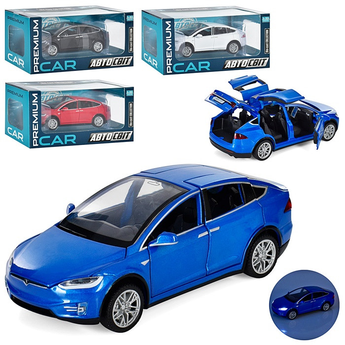 Машина металева Tesla X (AP-1794), фото 1