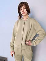 Жіночий бомбер на блискавці