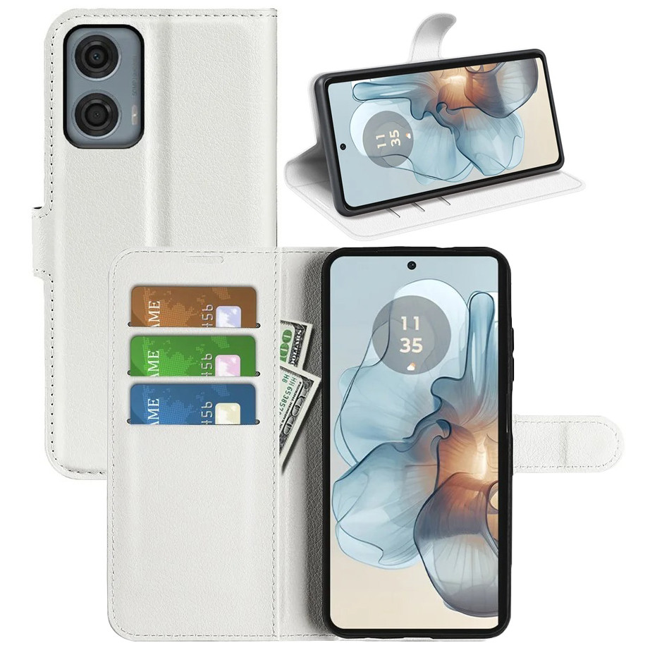 Чохол-книжка Litchie Wallet для Motorola G24 / G04 / E14 White
