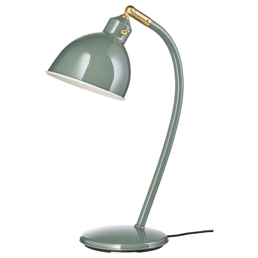 Настільна лампа IKEA RÖDFLIK Сіро-зелена 805.827.06