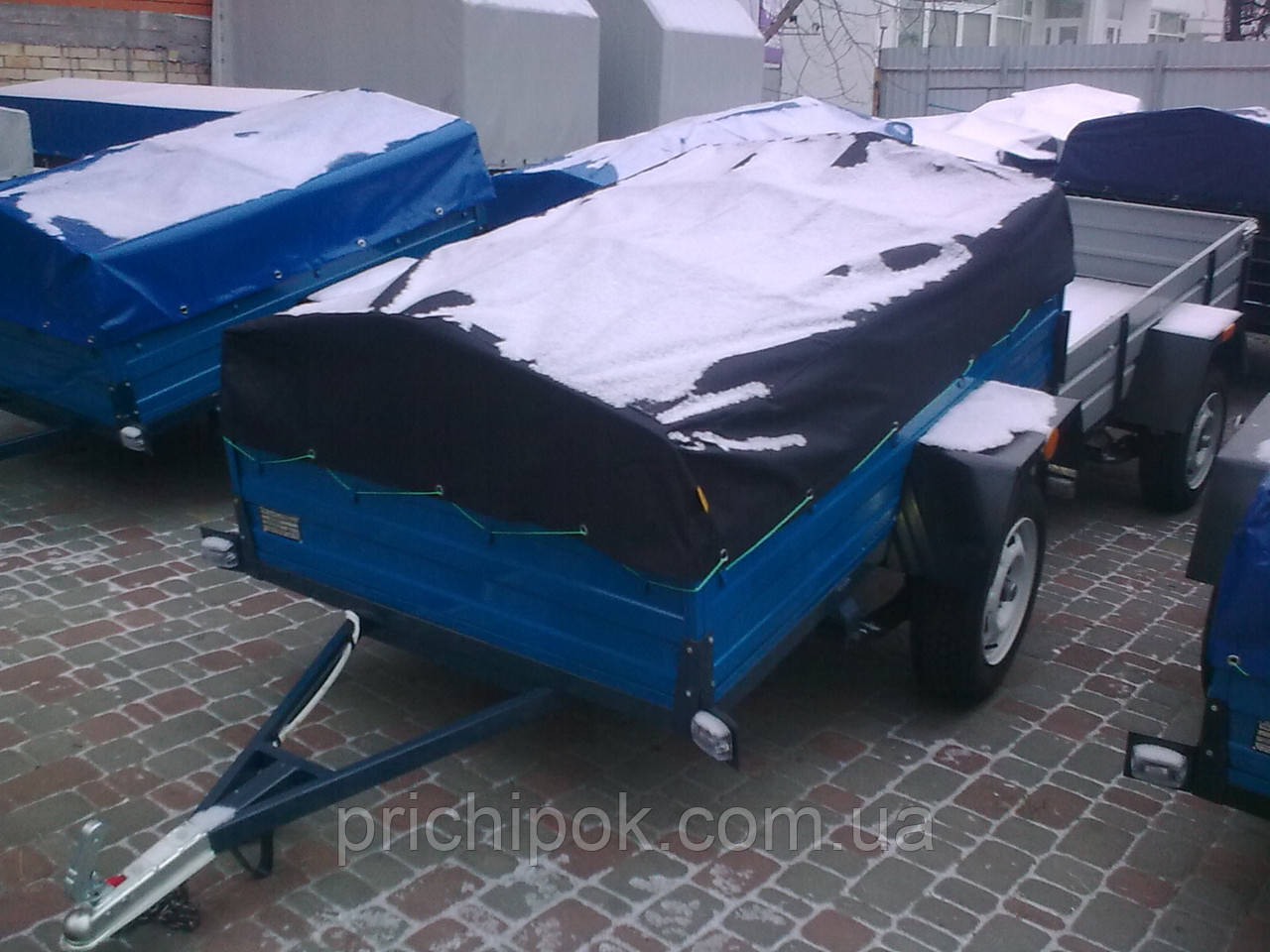 Тент на легковий причіп палич 2*1,2 тканина рюкзак