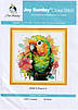 Набір для вишивання за нанесеною на канву схемою “Parrot 6”.AIDA 14CT printed , 43*43 см, фото 2
