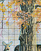 Набір для вишивання за нанесеною на канву схемою “Under the oaks”.AIDA 14CT printed , 77*44 см, фото 6