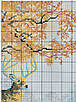 Набір для вишивання за нанесеною на канву схемою “Under the oaks”.AIDA 14CT printed , 77*44 см, фото 3