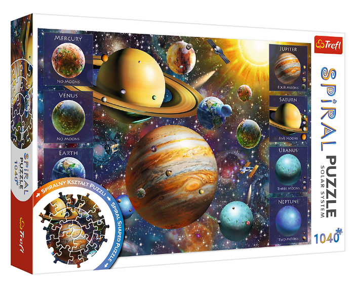 Пазли Spiral. Сонячна система (1040 елм.) 40013 (Trefl)