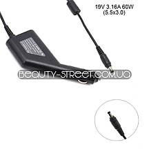Автомобільний блок живлення для ноутбука SAMSUNG 19V 3.16 A 60W 5.5X3.0 (B)