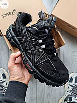 Зимові Чоловічі Кросівки Asics Gel-Kahana 8 Gore-Tex Black / Асікс Гел-Кахана 8 Гор Текс Чорні із Золотистим, фото 3