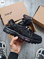 Зимові Чоловічі Кросівки Asics Gel-Kahana 8 Gore-Tex Black / Асікс Гел-Кахана 8 Гор Текс Чорні із Золотистим, фото 4