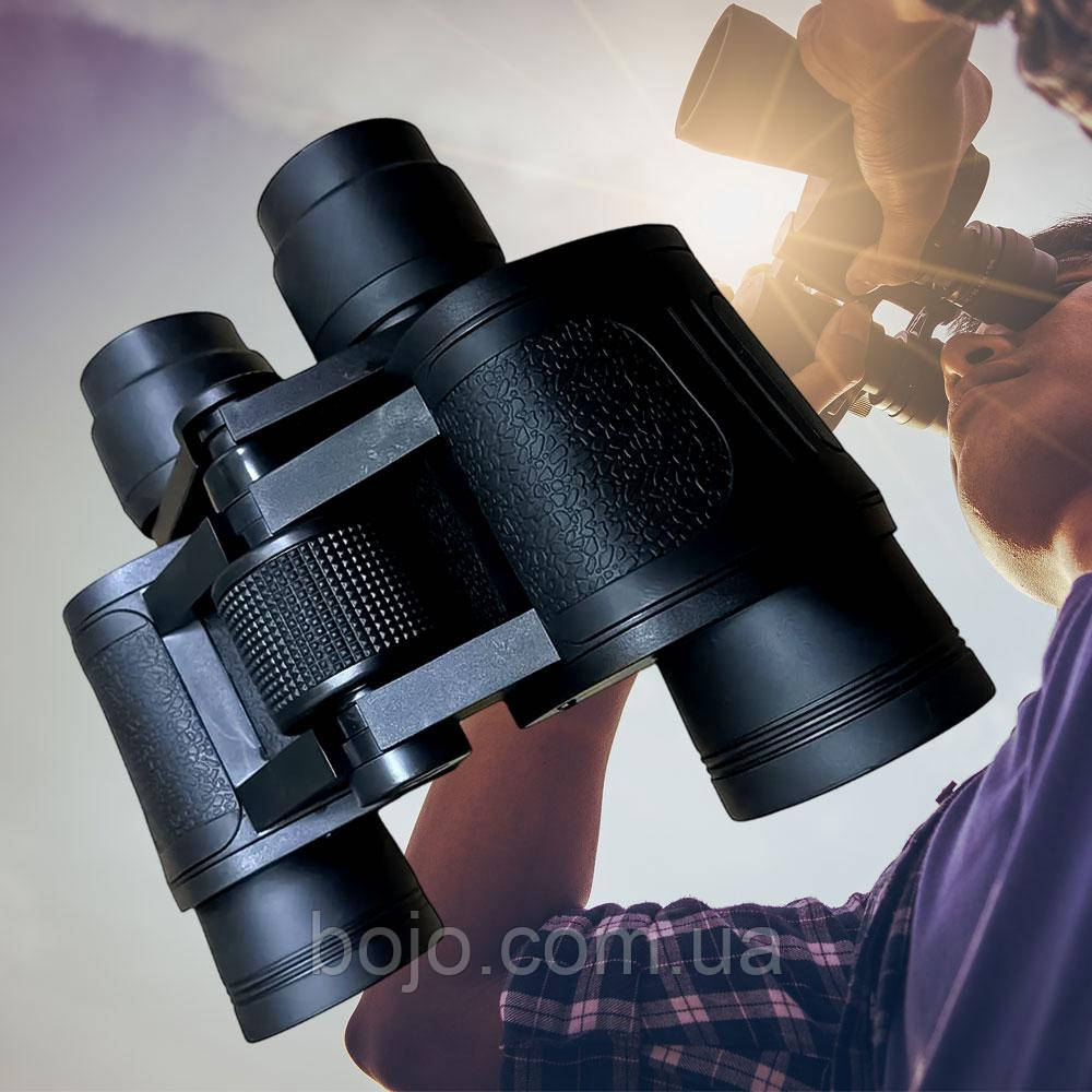 Бінокль Binoculars 8073 20X50 з чохлом, Чорний (ЖЯ)