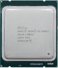 Процесор Intel Xeon E5-2680 v2 LGA2011 2.8-3.6GHz 115 W Ivy Bridge (10 ядер/20 потоків) Б/В