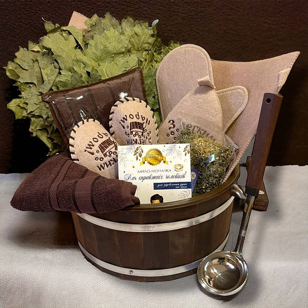 Подарунковий набір для бані "Супер" (11 предметів), фото 1