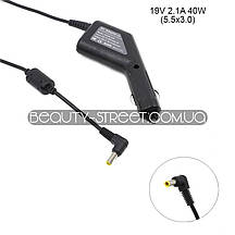 Автомобільний блок живлення для ноутбука Samsung 19V 2.1 A 40W 5.5X3.0 (B)