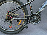 Гірський підлітковий велосипед Viper Nevada  24" FR/D рама 12,5 чорно-білий, фото 7