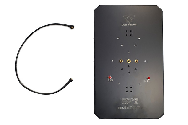 FPV антена патч 1.2 ГГц Maple Wireless Bottom RP-SMA Male 12.8 dBic кругова права - 1 шт.