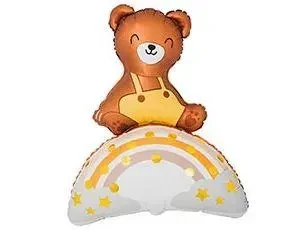 China 111*97 см Ведмедик на веселці Фольгований шар — В УП MrShar, фото 1