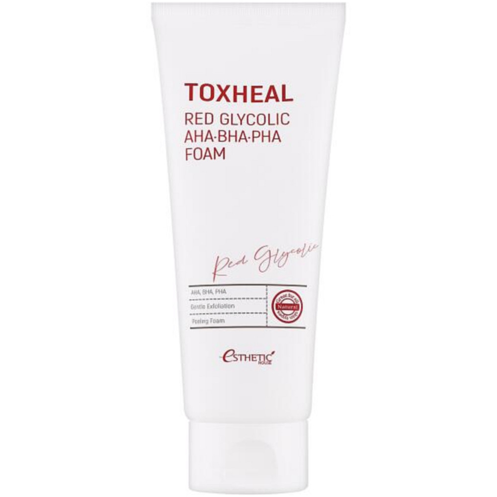 Пінка для вмивання з гліколевою кислотою Esthetic House Toxheal Red Glycolic AHA-BHA-PHA Foam 150 мл