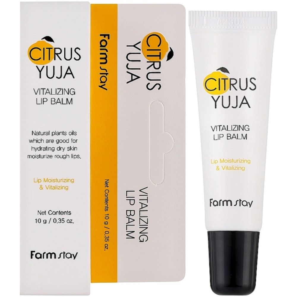 Бальзам для губ Farmstay Citrus Yuja Vitalizing Lip Balm 10 г, фото 1