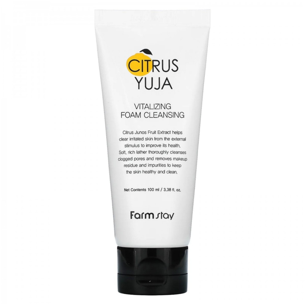 Пінка для вмивання Farmstay Citrus Yuja Vitalizing Foam Cleanser 100 мл