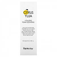 Пінка для вмивання Farmstay Citrus Yuja Vitalizing Foam Cleanser 100 мл, фото 3