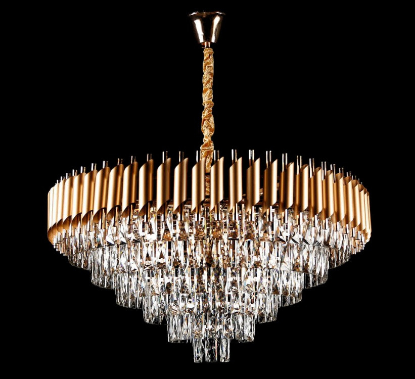 Кришталева люстра в зал Splendid-Ray 202997-800/12 (CF+SGD) (A+B), фото 1