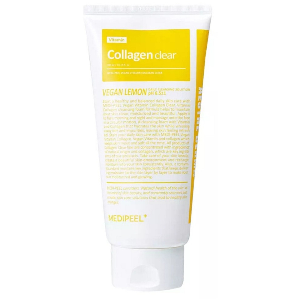 Гель-пінка з колагеном та обліпихою Medi-Peel Vegan Vitamin Collagen Clear 300 мл