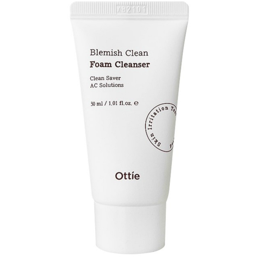 Міні-версія пінки для проблемної шкіри Ottie Blemish Clean Foam Cleanser 30 мл