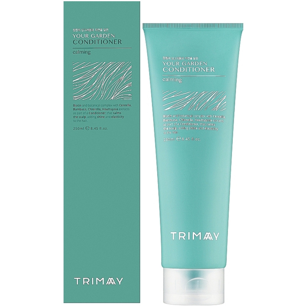 Кондиціонер для волосся біотиновий з екстрактом центели Trimay Your Garden Conditioner Calming Biotin 250 мл, фото 1