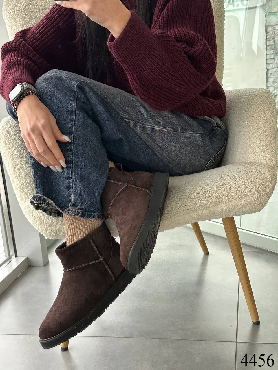 Уггі жіночі, шокладні, фото 1