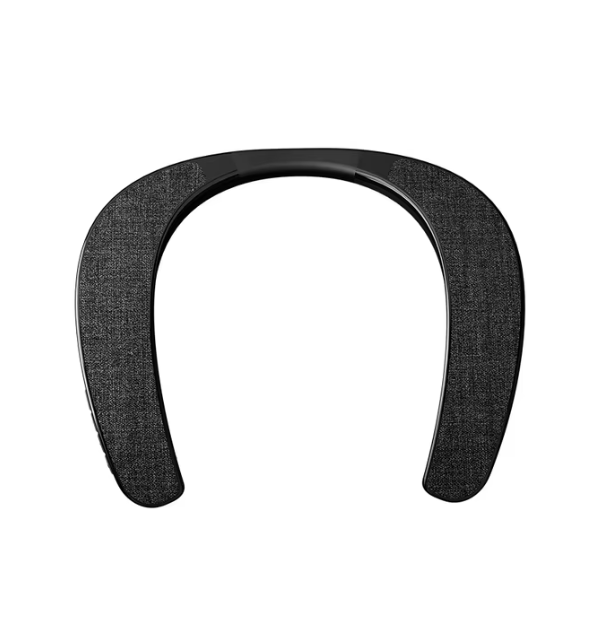 Портативна колонка на шию, Bluetooth колонка шийна дуга Rockmia EBS-905 3W*2, Бездротова колонка з шийним ободом 500mAh